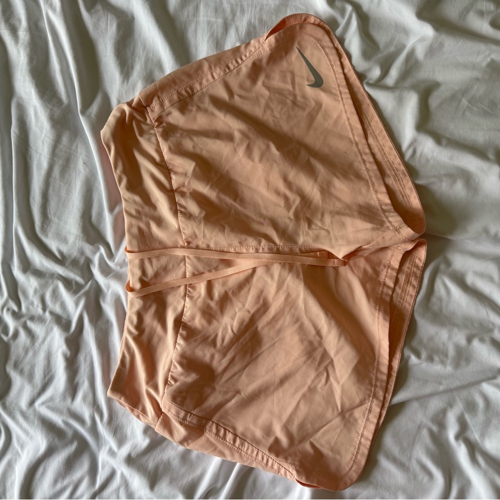 Nike Orange Athletic Shorts Lightweight Performance